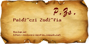 Palóczi Zsófia névjegykártya